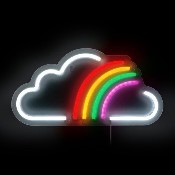 LED Wall Sign Decor Rainbow Cloud LARGE - Picture 2 of 8